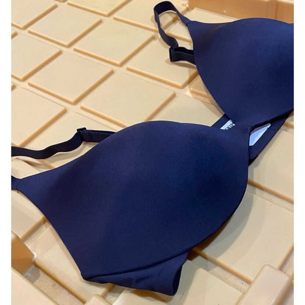 SKIMS ULTIMATETEARDROP PUSH-UP BRA BLACK 38B - Picture 4 of 6